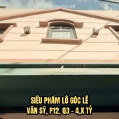  SIÊU PHẨM LÔ GÓC LÊ VĂN SỸ, P12, Q3 – 4,X TỶ, FULL NỘI THẤT